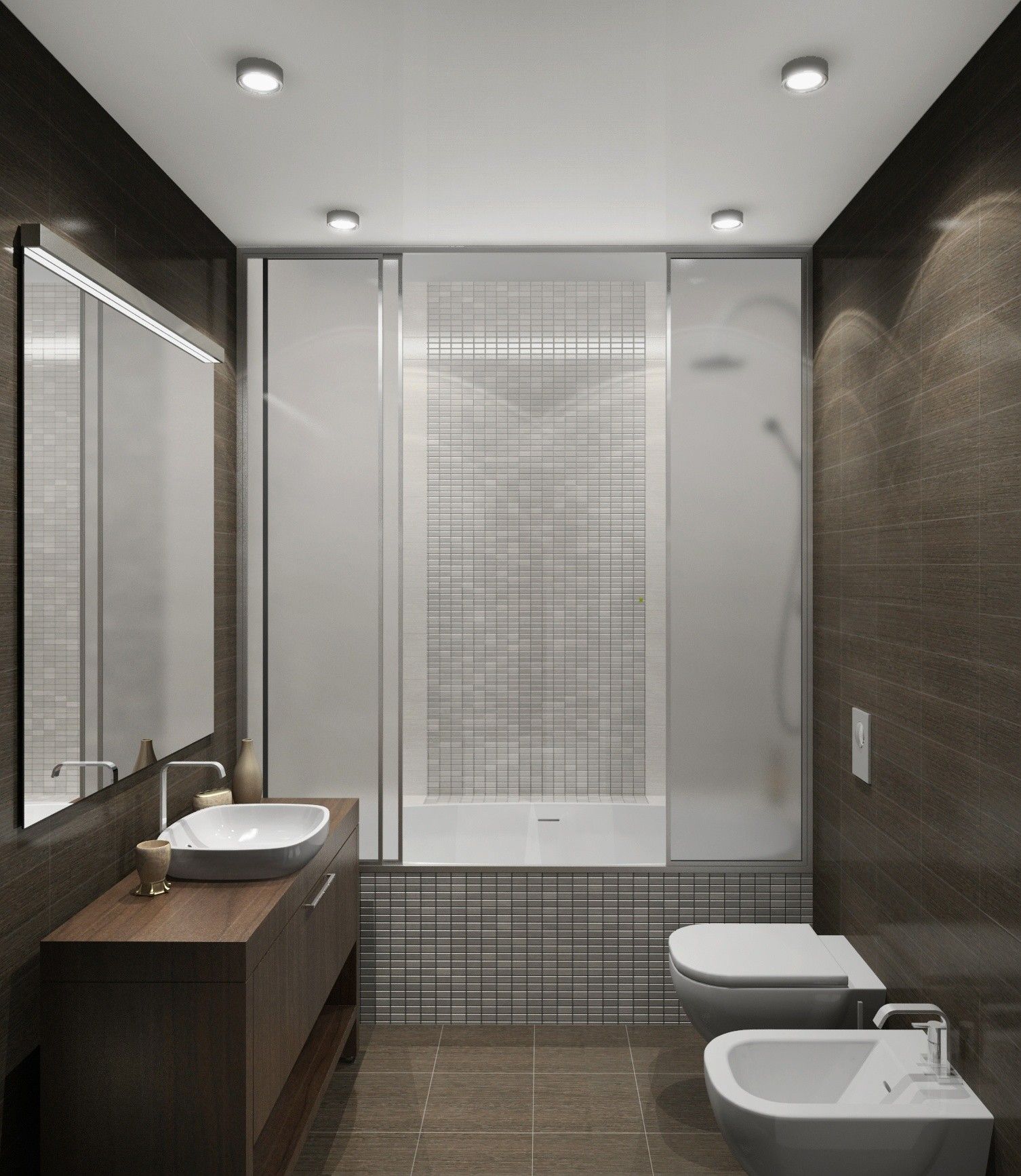 Дизайн проект ванной комнаты