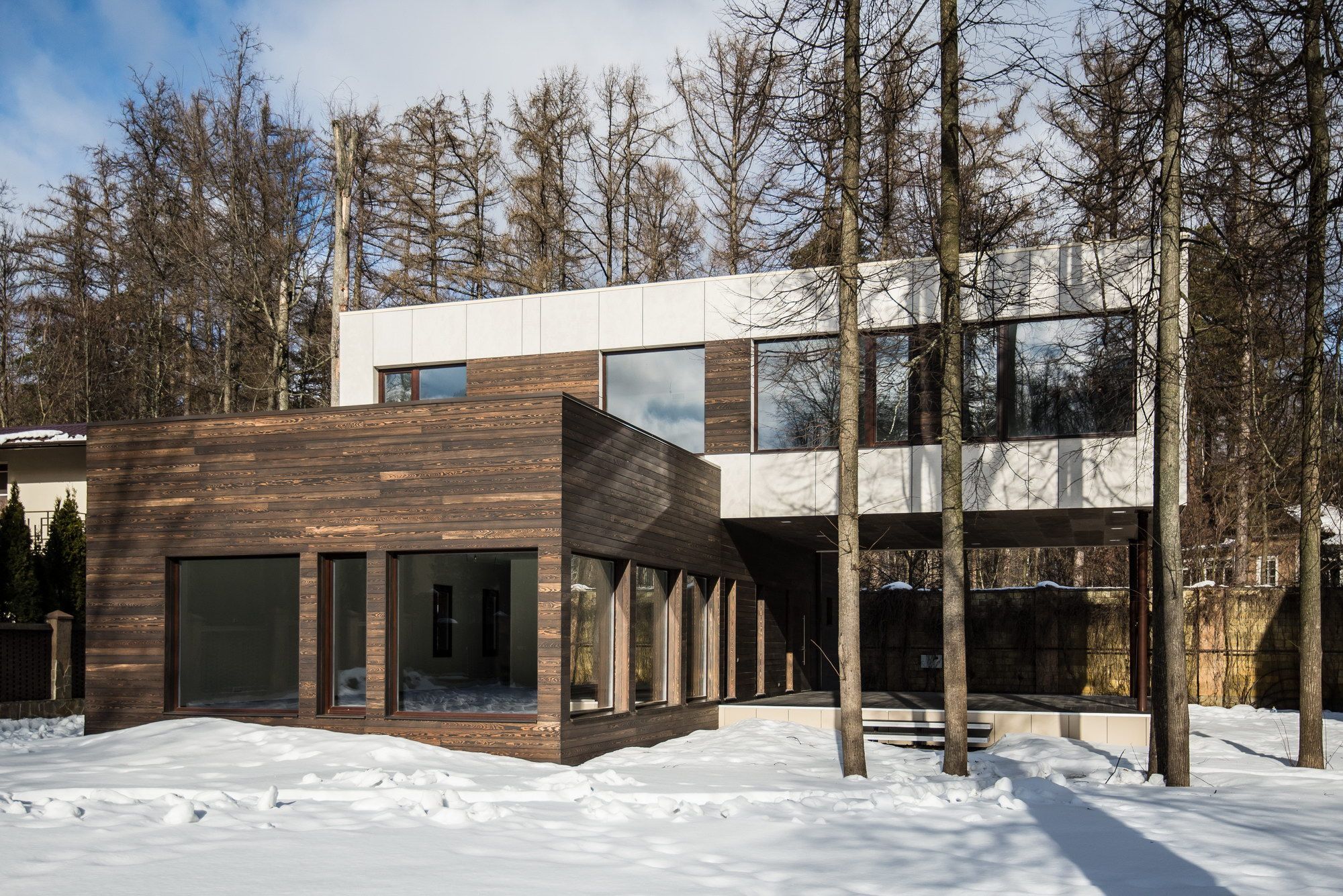 Архитектурный проект дома в скандинавском стиле