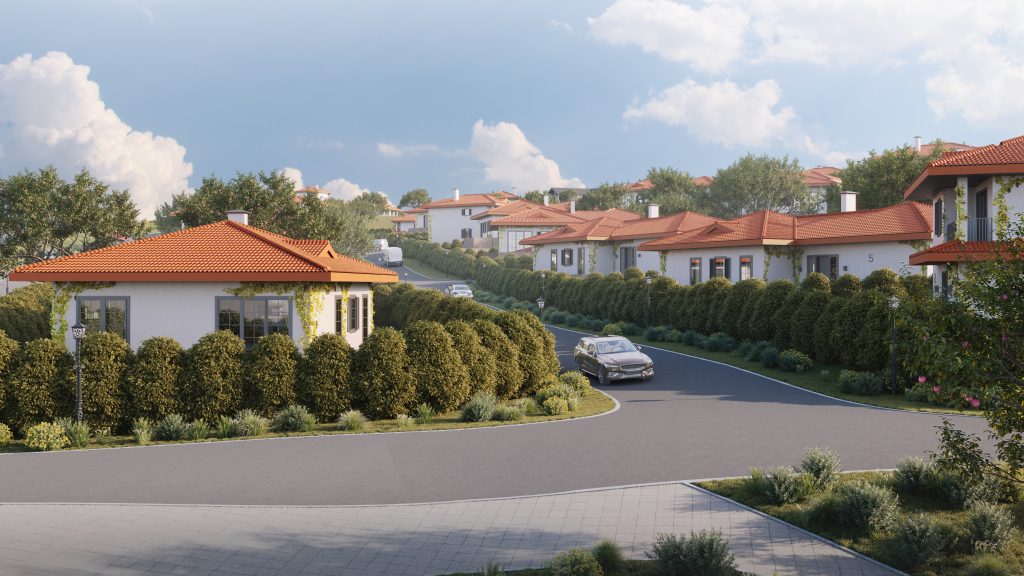 Проект коттеджного поселка, мастер-план