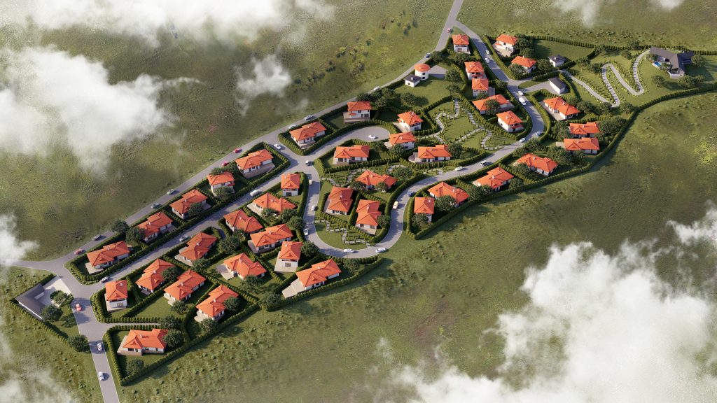 Проект коттеджного поселка, мастер-план